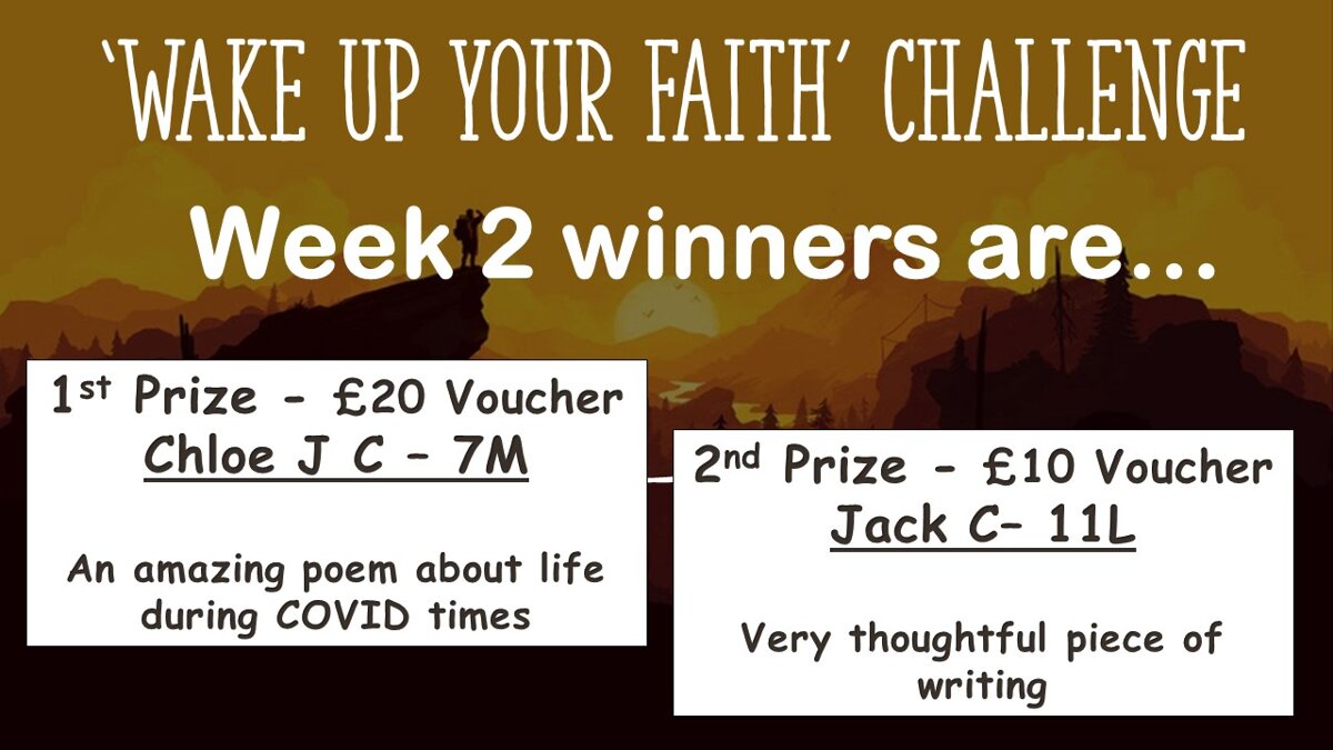 Image of Wake up your Faith Challenge 2 winners