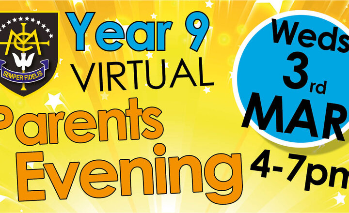 Image of Year 9 Virtual Parents Evening