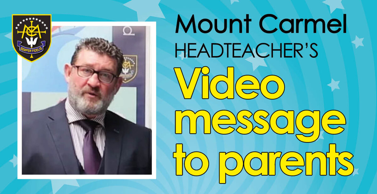 Image of Headteacher's message to parents - 27.11.20