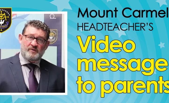 Image of Headteacher's message to parents - 27.11.20